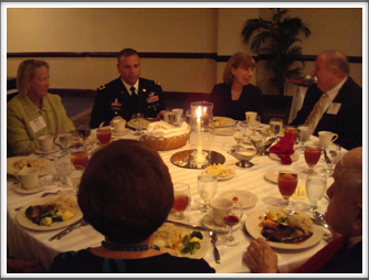 Banquet: Tom Cobb, General Hodges & DiFrancescos