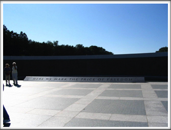 WWII Memorial: Freedom Quote