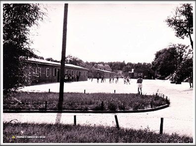1940s sports activity area viewed from the "White House"